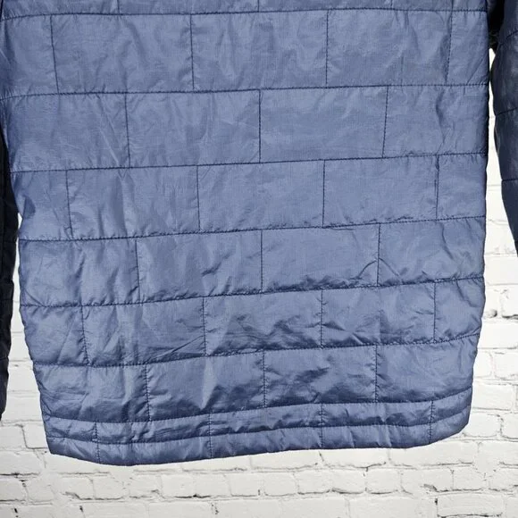Patagonia Blue PrimaLoft Full Zip Insulated Zip Pockets Puffer Jacket Kids 10 M - Picture 11 of 16
